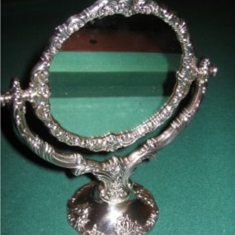 Elegant Silver Vanity Mirror